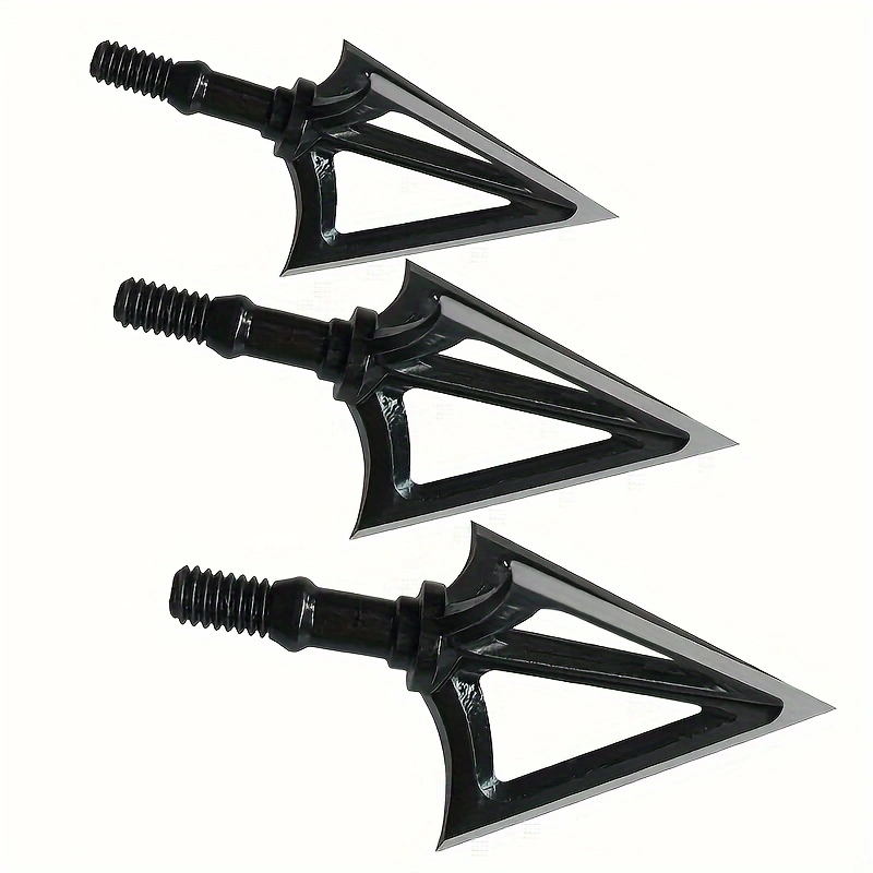 Crossbow Bolt Broadhead - 6PK Hunting Broadhead 100 Grain Premium