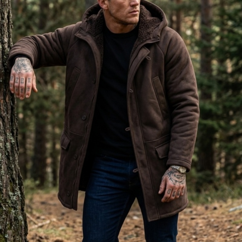 New Men's Faux Fur Lined Hoode - Hunting Outdoor Wear review and price