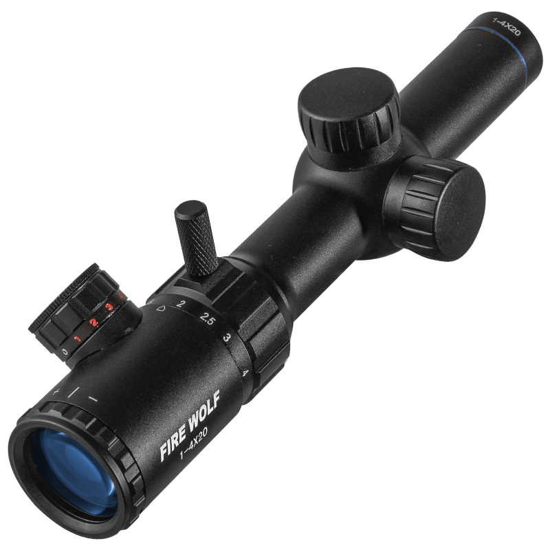 FIRE WOLF 1-4x20 Rifle Scope G - Outdoor Hunting Range review and price
