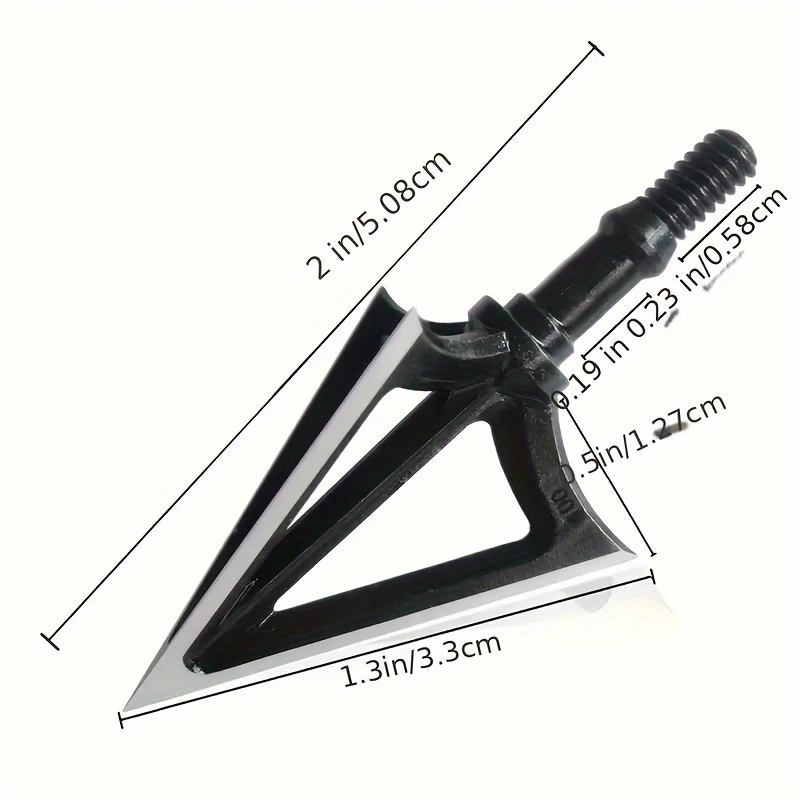 6PK Hunting Broadhead 100 Grai - Crossbow Bolt Broadhead review and price