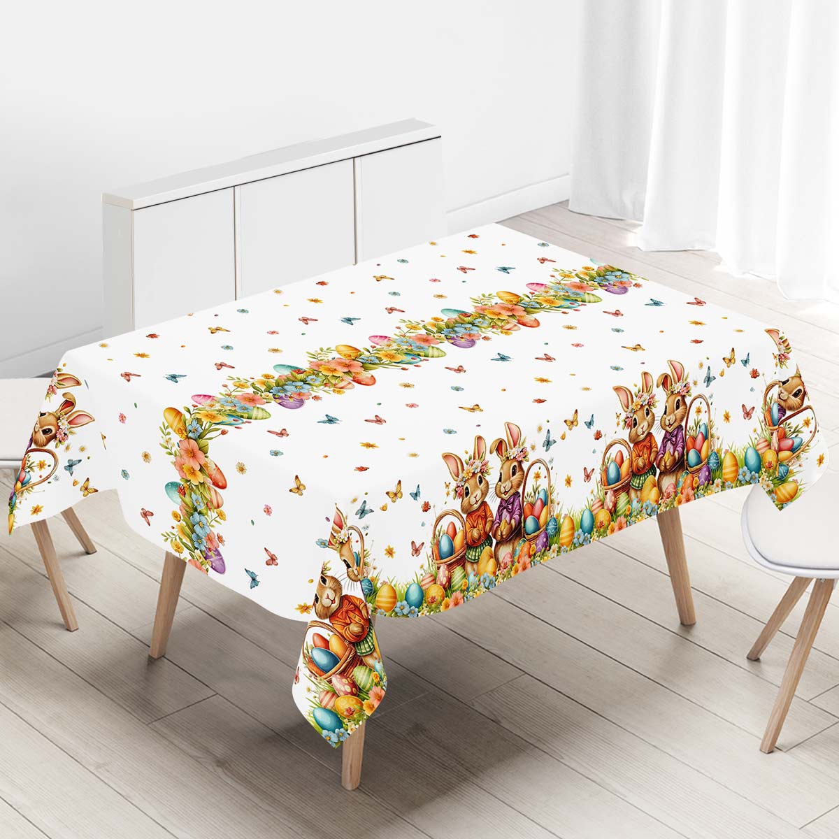 130*220cm Easter Cute Bunny Ta - Outdoor Hunting Table review and price