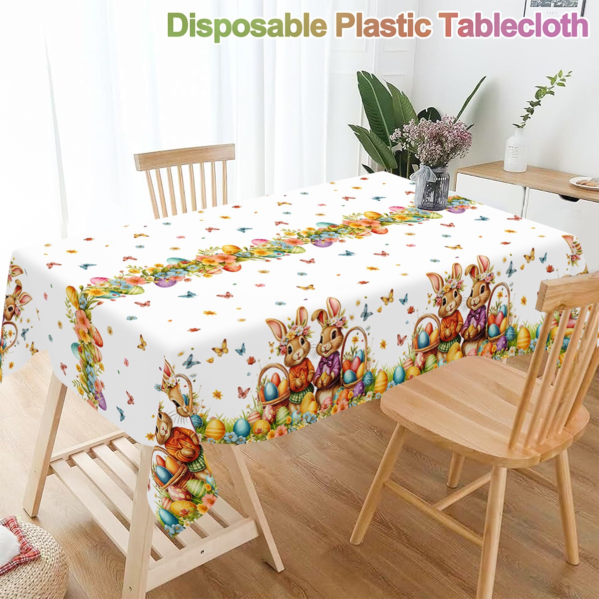 130*220cm Easter Cute Bunny Ta - Outdoor Hunting Table review and price
